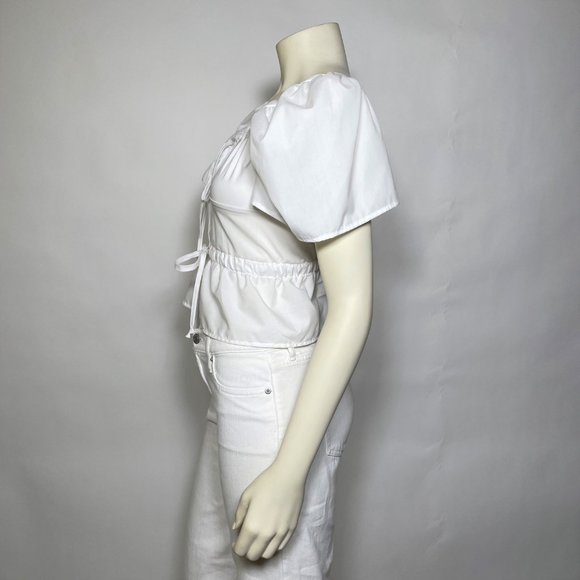 CIAO LUCIA White Cotton 'Ezio' Top - Picture 5 of 7